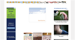 Desktop Screenshot of cartablanca.org