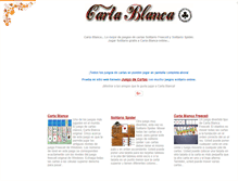 Tablet Screenshot of cartablanca.net